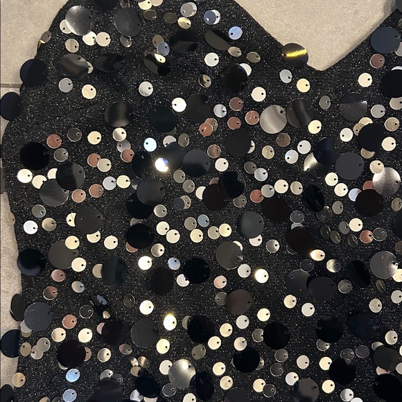 Ramy Brooke Black Tanya Sequined Mini Dress - Picture 5 of 12